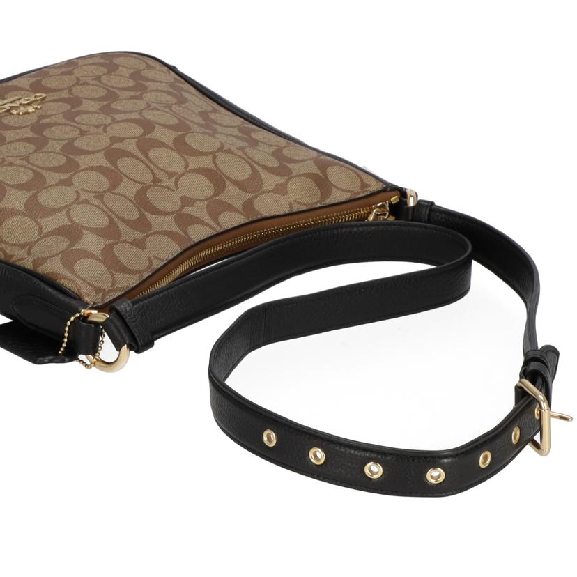 COACH コーチ/シグネチャー クロスボディ エリー ファイルバッグ/C1649//H21**/Aランク/75