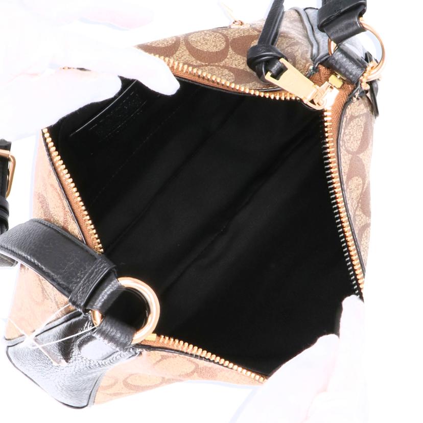 COACH コーチ/シグネチャー クロスボディ エリー ファイルバッグ/C1649//H21**/Aランク/75