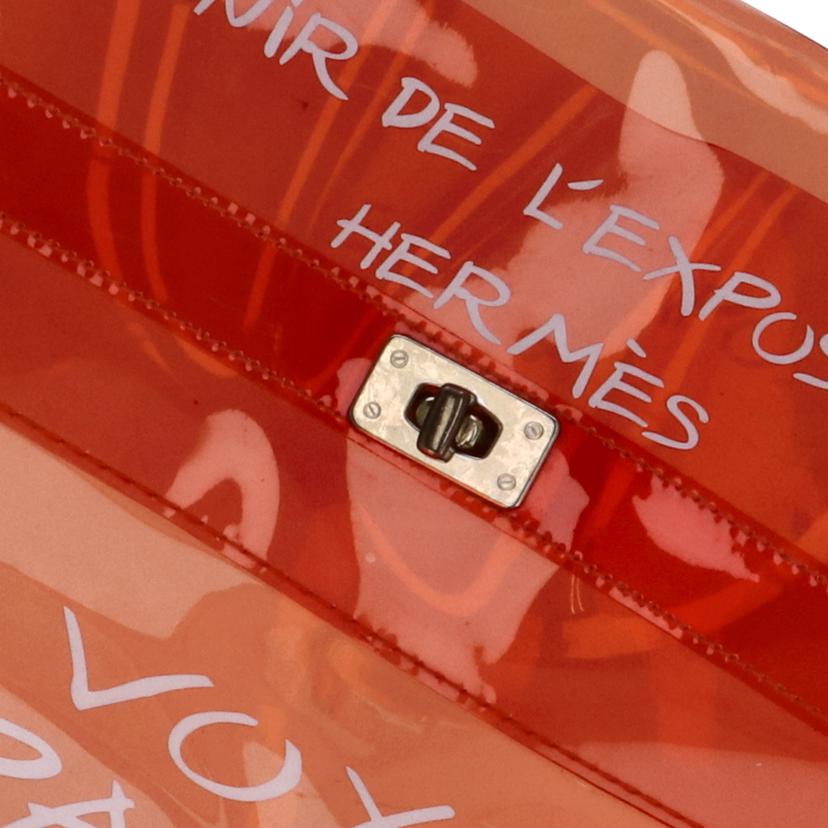 HERMES エルメス ハンドバッグ/ビニールケリー/オレンジ//ABランク/75
