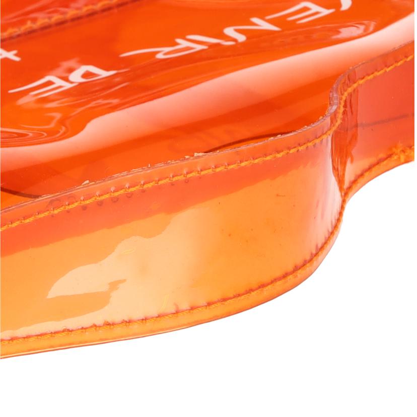 HERMES エルメス ハンドバッグ/ビニールケリー/オレンジ//ABランク/75