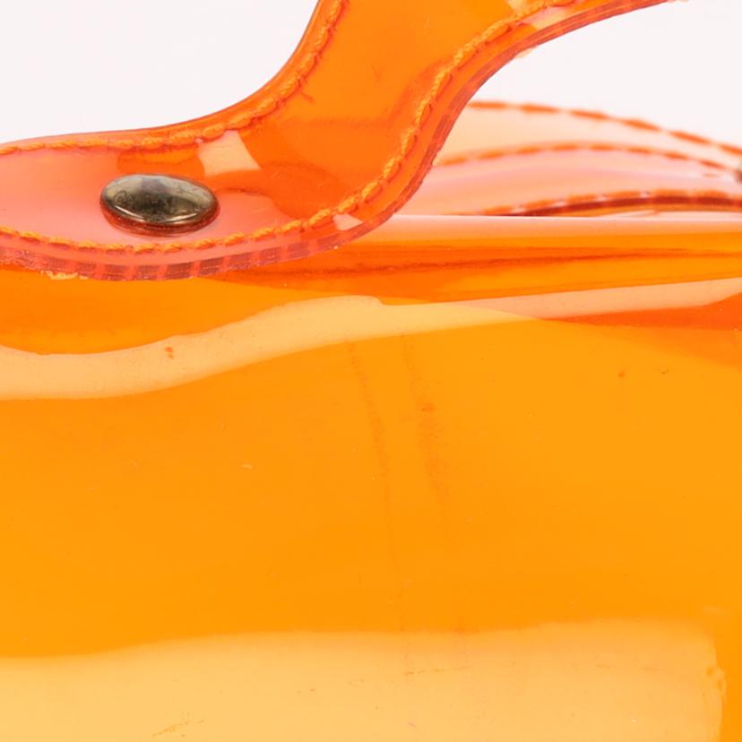 HERMES エルメス ハンドバッグ/ビニールケリー/オレンジ//ABランク/75