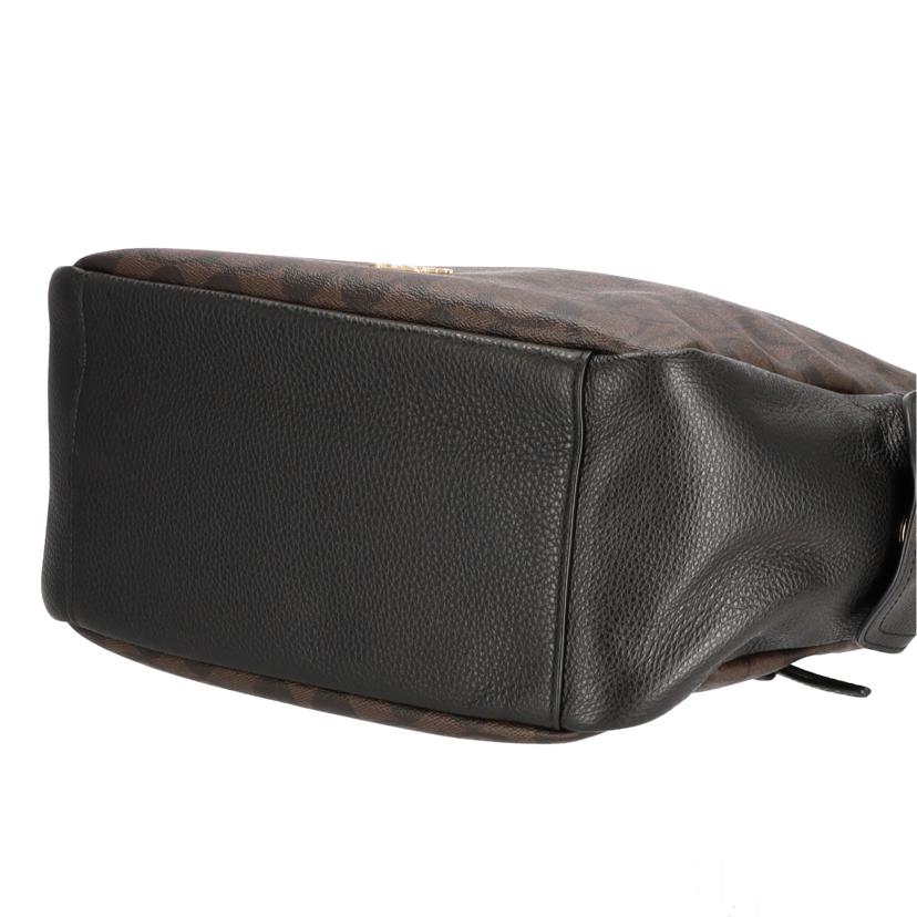 COACH コーチ/シグネチャー ペニー ショルダーバッグ/ダークブラウン/C1523//G21**/Aランク/75