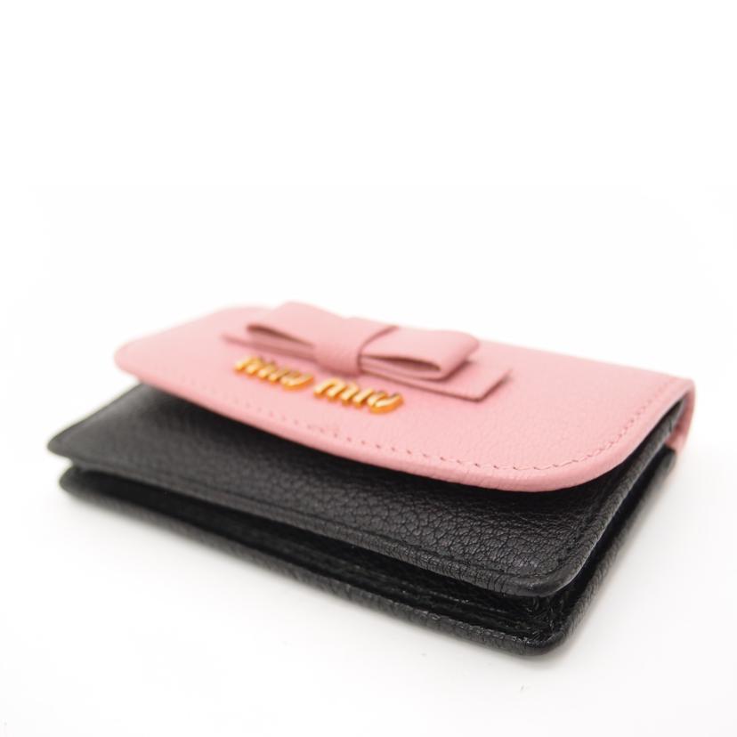 miu miu ミュウミュウ /マドラス名刺入れ/ピンク/5M1122//198/SAランク/69
