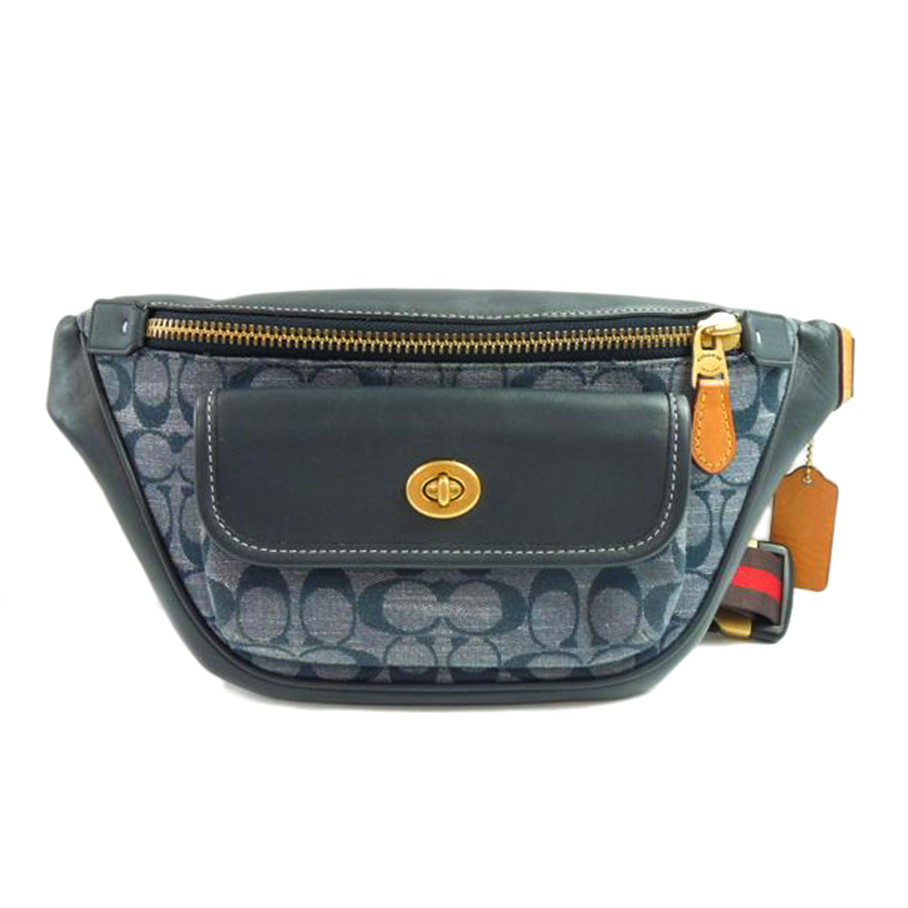 COACH コーチ/ベルトバッグヘリテージシャンブレー/C4035//D2144/ABランク/83