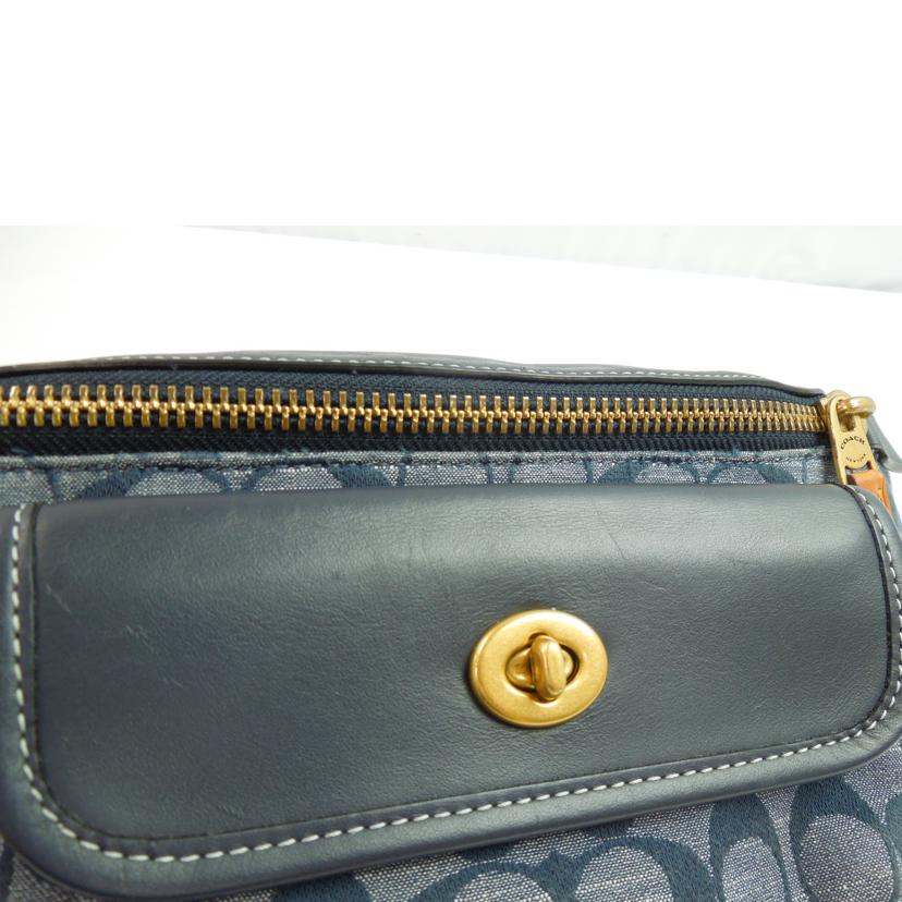 COACH コーチ/ベルトバッグヘリテージシャンブレー/C4035//D2144/ABランク/83