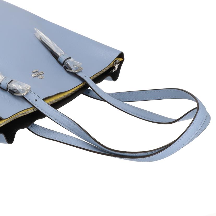 COACH コーチ/モリー レザー トートバッグ/マーブルブルー/1671//M21**/Aランク/75