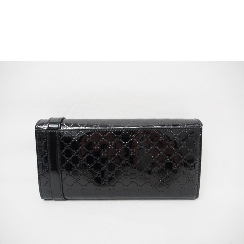 GUCCI/マイクログッチシマ/コンチネンタルウォレット/2つ折り長財布/309260//534363/Aランク/78