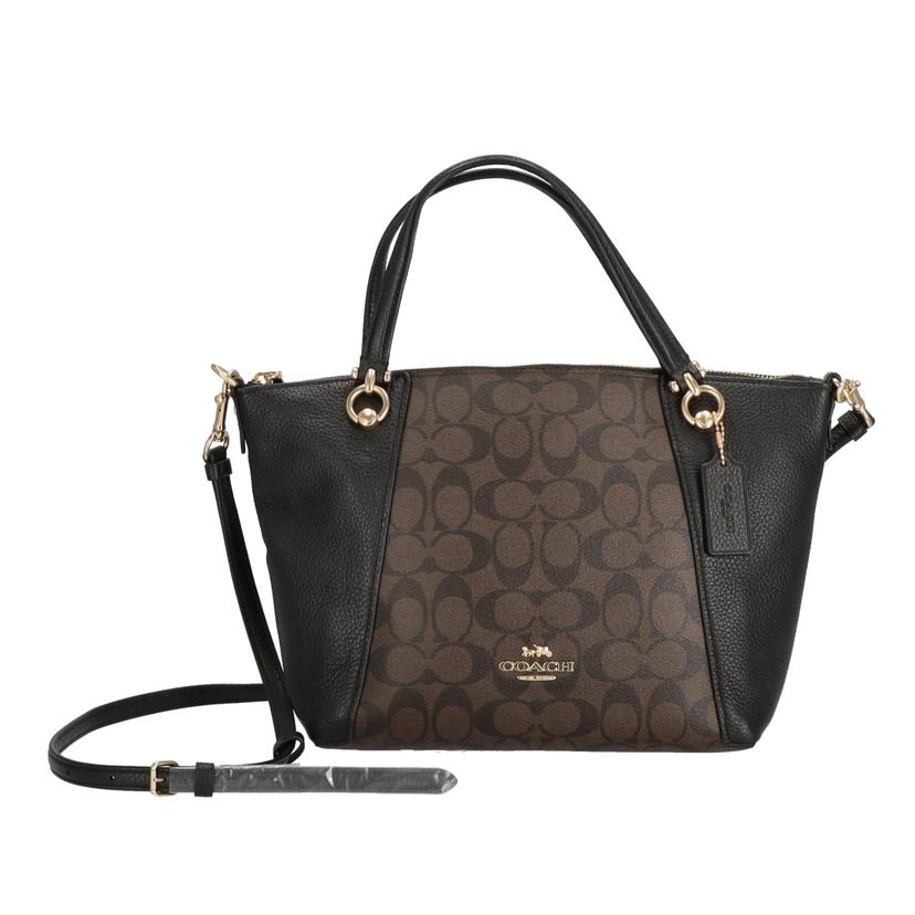 COACH コーチ/シグネチャー ケイシー サッチェル 2Wayショルダーバッグ  