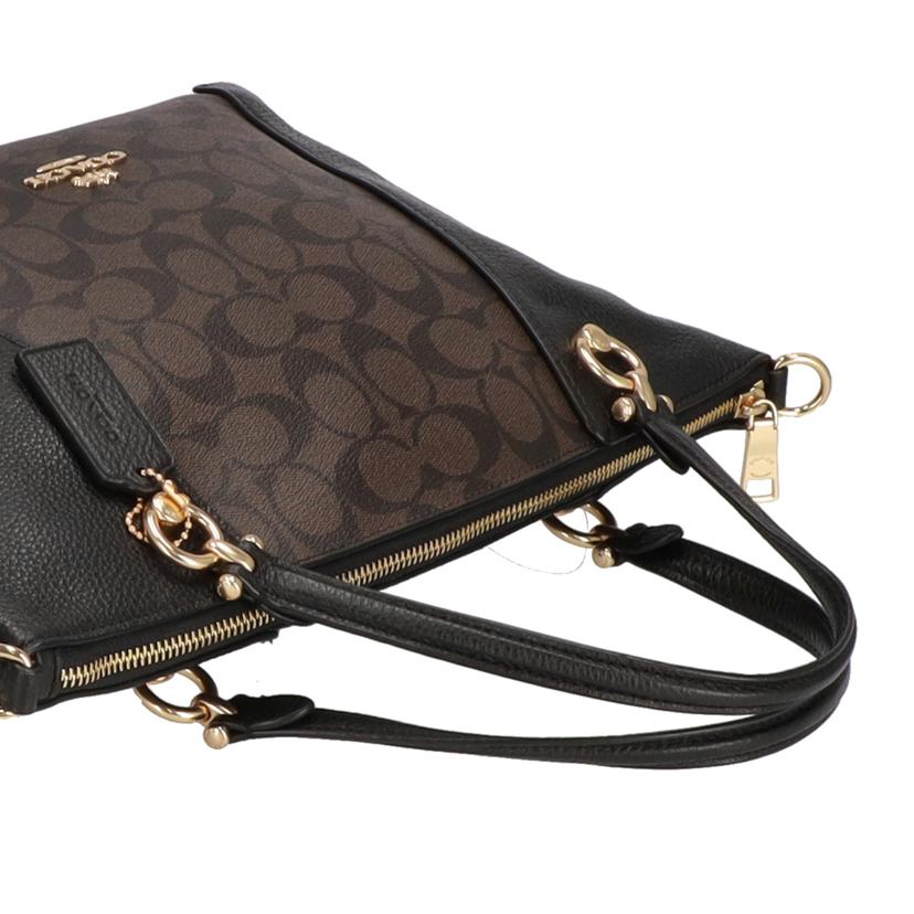 COACH コーチ/シグネチャー ケイシー サッチェル 2Wayショルダーバッグ/ブラウン/C6230//A22**/SAランク/75