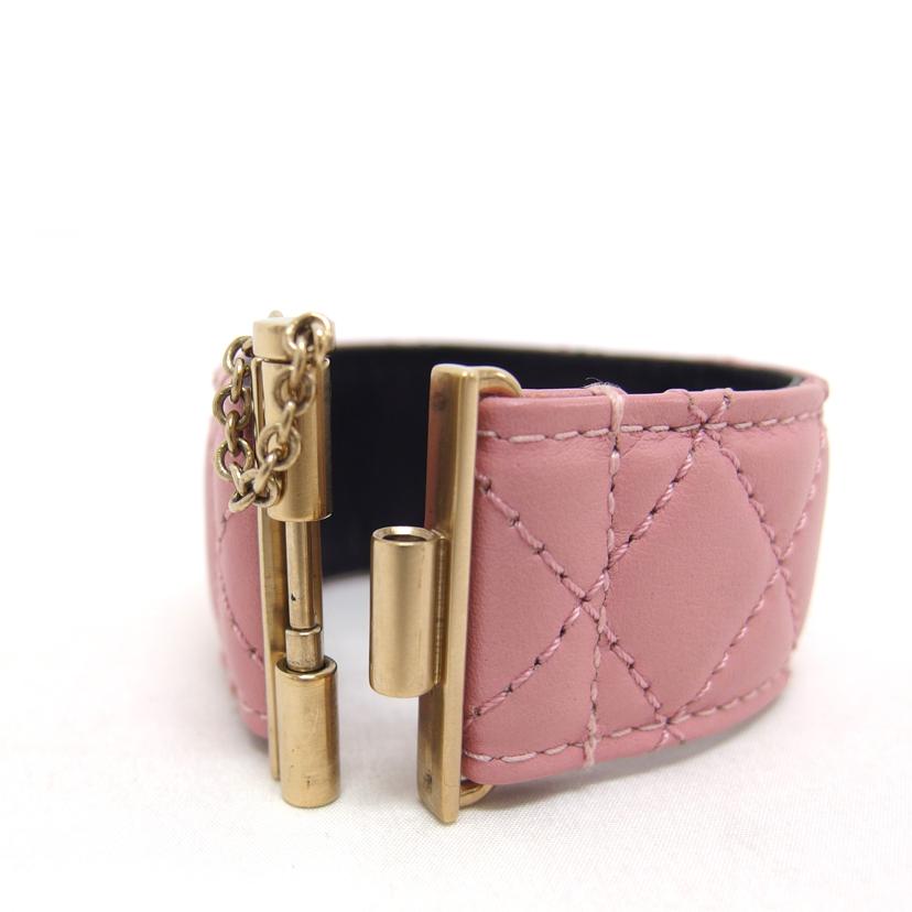 CHANEL シャネル/ココマークフェイクパール/レザーブレスレット/ピンク//B18P/ABランク/04