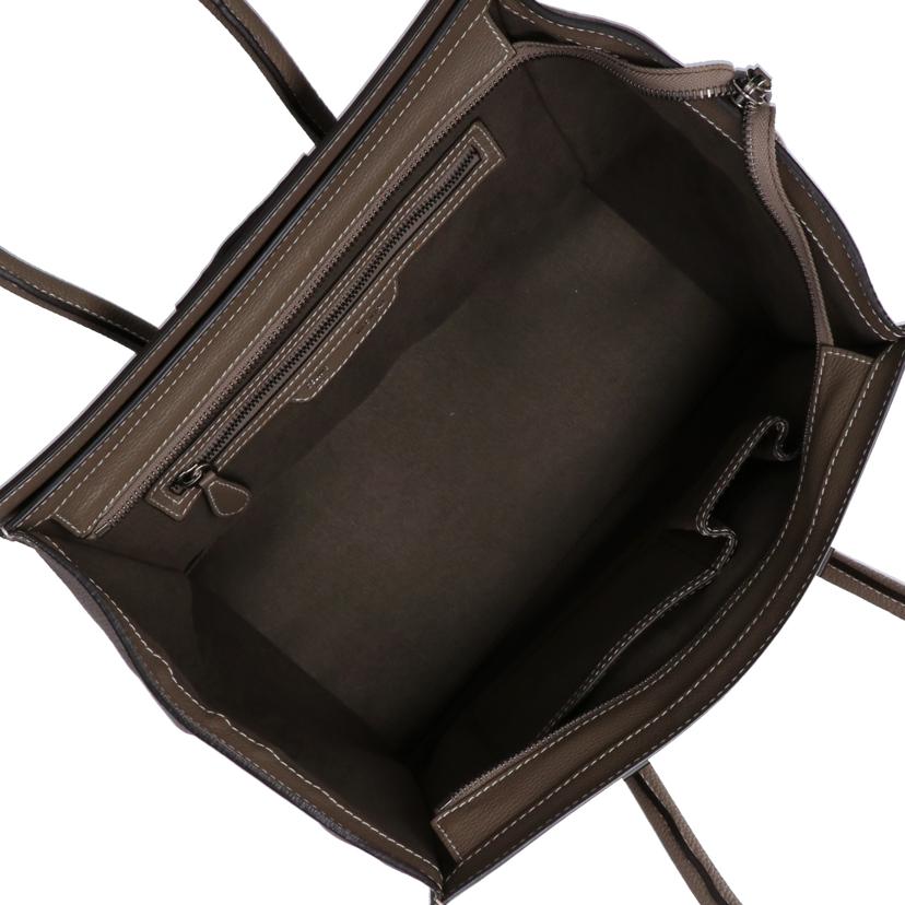 CELINE セリーヌ CELINE 165213 ラゲージミニショッパー エトゥープ トート ハンドバッグ/ラゲージミニショッパー/エトゥープ/165213LUG.09SO//S-A***************/Aランク/37