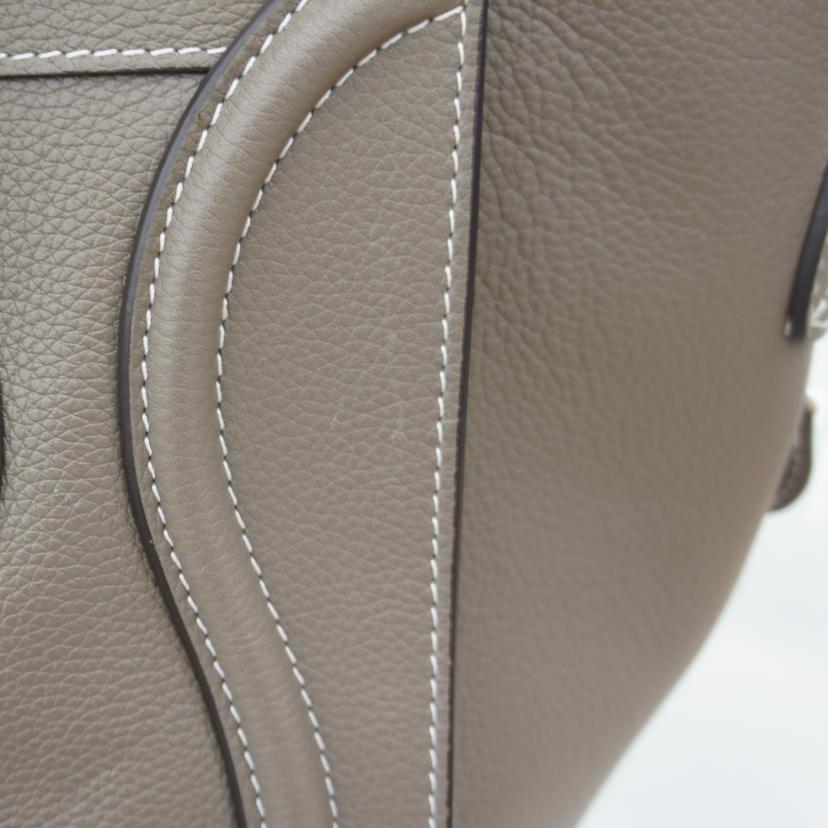 CELINE セリーヌ CELINE 165213 ラゲージミニショッパー エトゥープ トート ハンドバッグ/ラゲージミニショッパー/エトゥープ/165213LUG.09SO//S-A***************/Aランク/37