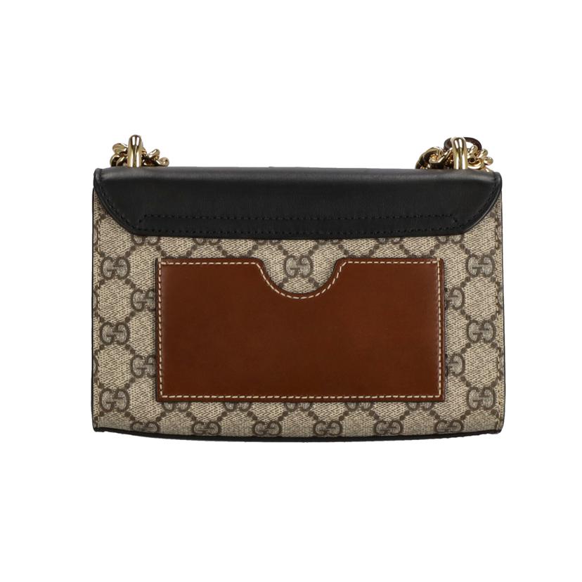 GUCCI グッチ/GGスプリーム パドロック スモール チェーンショルダーバッグ/409487//525***/ABランク/75