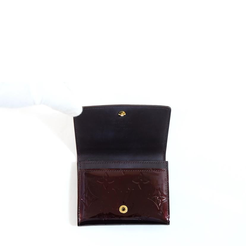 LV ルイヴィトン/アンヴェロップ・カルトヅヴィジット/ヴェルニ/アマラント/M91409//CA0***/Bランク/71