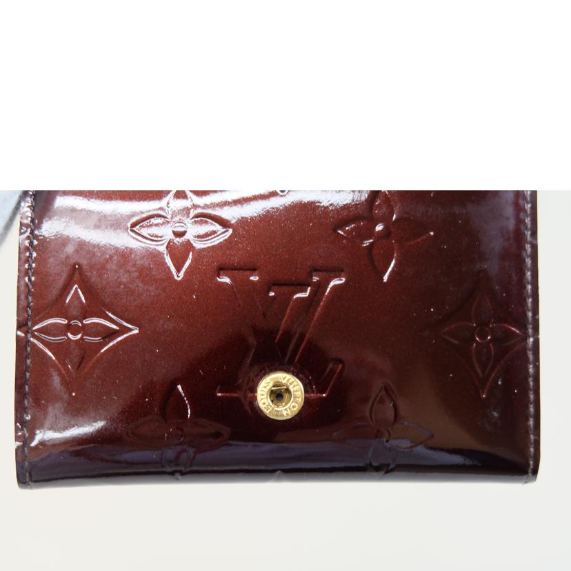 LV ルイヴィトン/アンヴェロップ・カルトヅヴィジット/ヴェルニ/アマラント/M91409//CA0***/Bランク/71