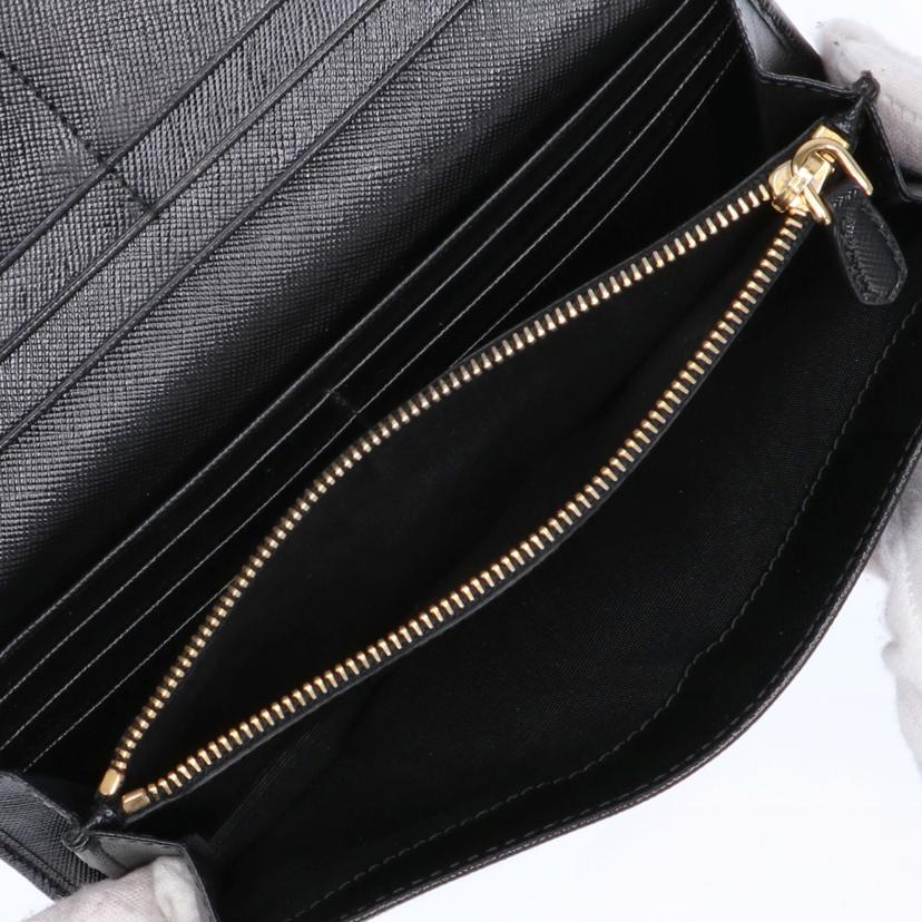 PRADA プラダ 長財布/SAFFIANO METAL/NERO/1M1132//224/Bランク/75