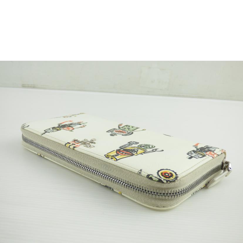 PRADA プラダ/ラウンドファスナー長財布/1ML506//107E/Bランク/64
