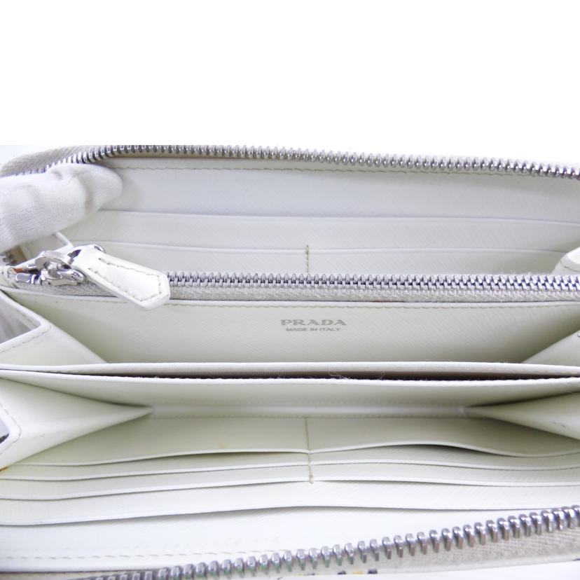 PRADA プラダ/ラウンドファスナー長財布/1ML506//107E/Bランク/64