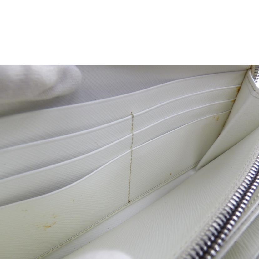 PRADA プラダ/ラウンドファスナー長財布/1ML506//107E/Bランク/64