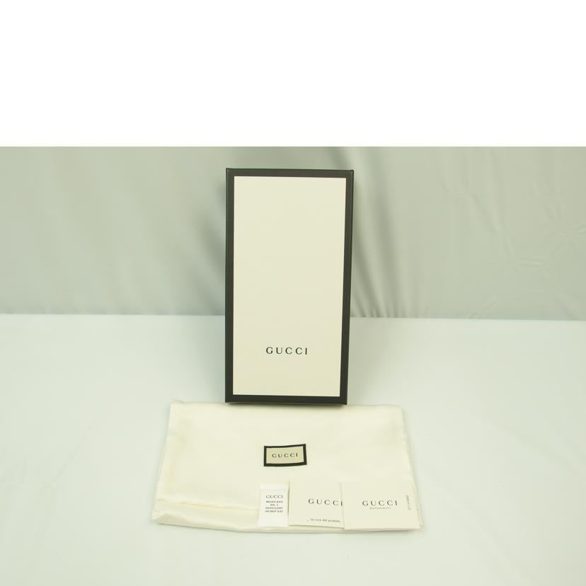 GUCCI グッチ/GGマンモートラウンドファスナー長財布/レッド/456117//584***/Aランク/83