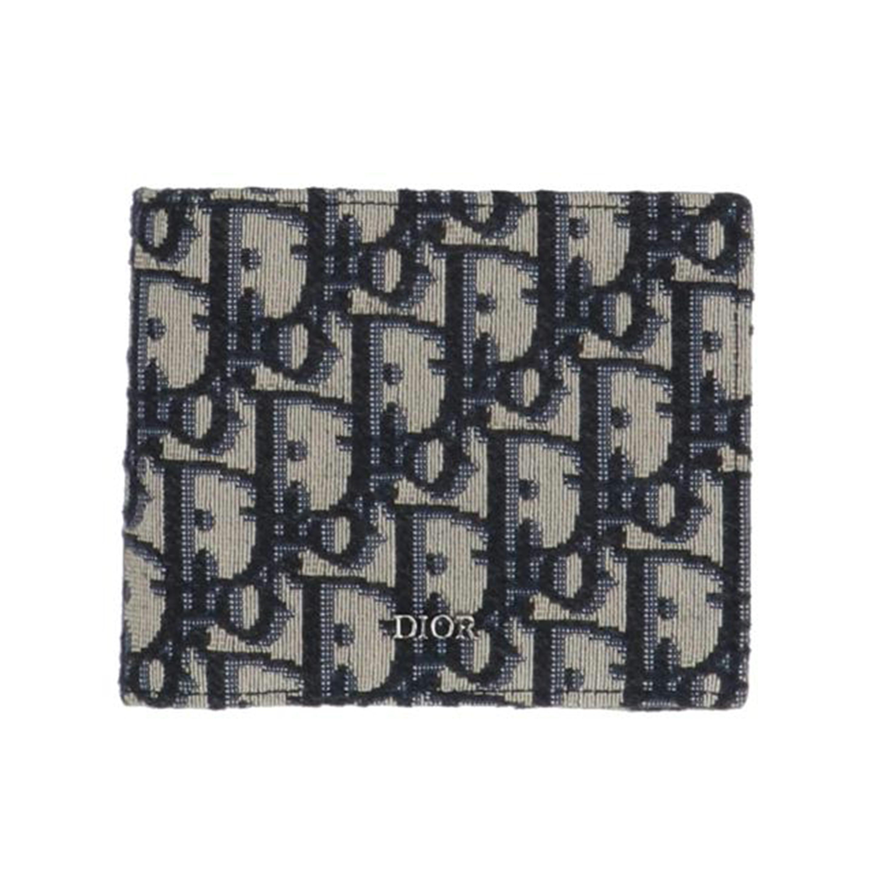 Dior ディオール/二つ折り財布/オムオブリークジャガード/20BBC027YSE//Bランク/81