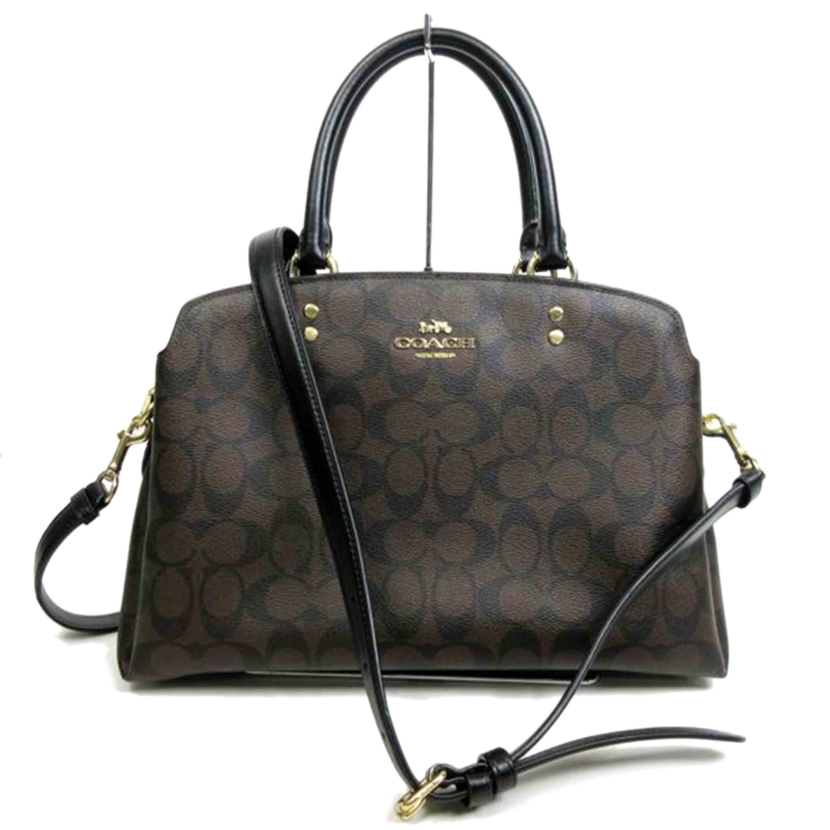 COACH コーチ/シグネチャー キャリー・リリーオール/ストラップ付属/91495//L19**/ABランク/70