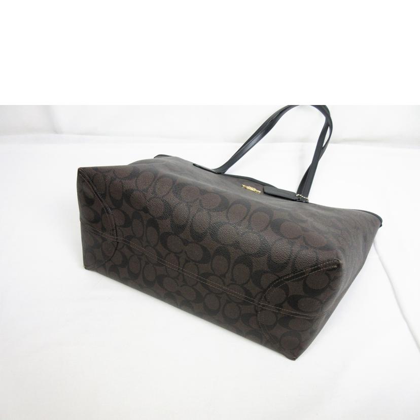 COACH コーチ/PVCシグネチャー トートバッグ/5696//H22**/ABランク/70