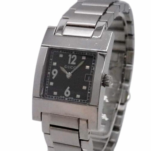 GUCCI グッチ/レディースクォーツ/SS/黒文字盤/7700L//Bランク/02