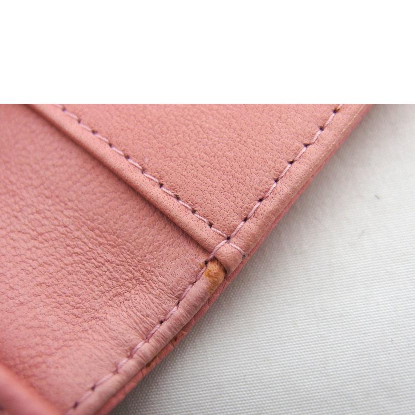 CHANEL シャネル/ココマーク キャビアスキン/二つ折りカードケース/ピンク//885****/ABランク/04