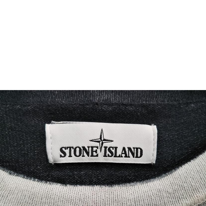 STONE ISLAND /コットンクールネックニット WHT/GRY//ABランク/07
