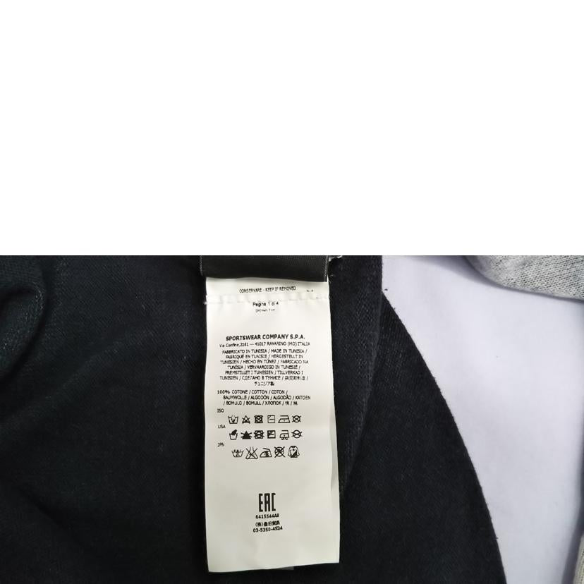 STONE ISLAND /コットンクールネックニット WHT/GRY//ABランク/07