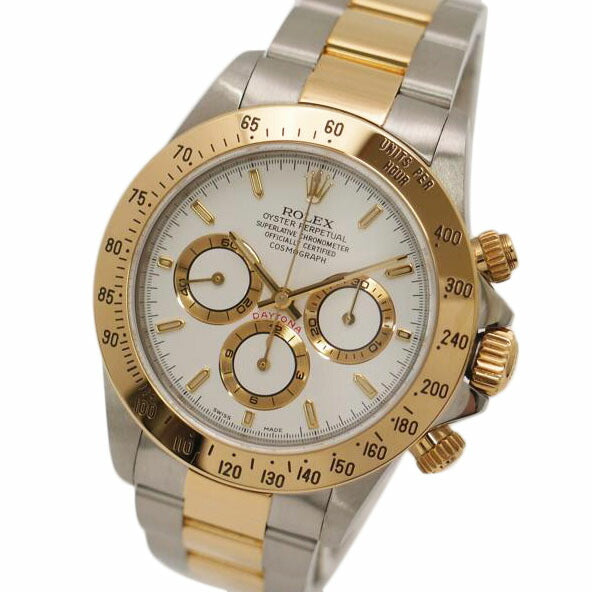 ROLEX ロレックス 腕時計 クロノグラフ 1996年頃製造 新品仕上済 オーバーホール済 メンズ 鑑定済/コスモグラフ・デイトナ/SS×YG/T番/16523//T788166(1996)/SAランク/69
