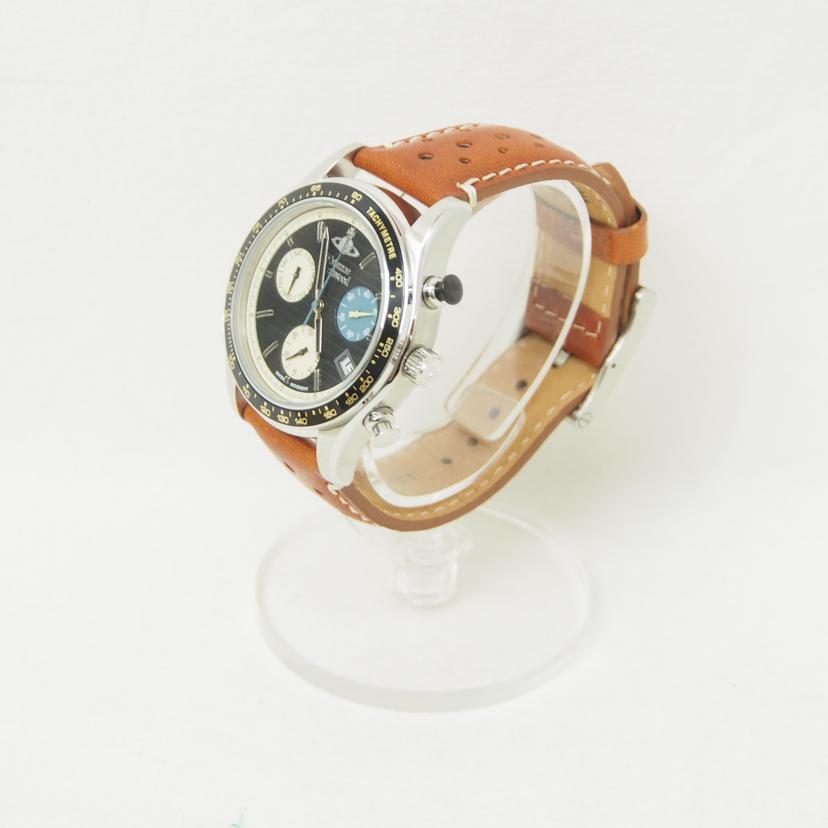 Vivienne Westwood ヴィヴィアン/サザビー メンズ/クロノグラフ/クオーツ/VV142BKTN//ABランク/78