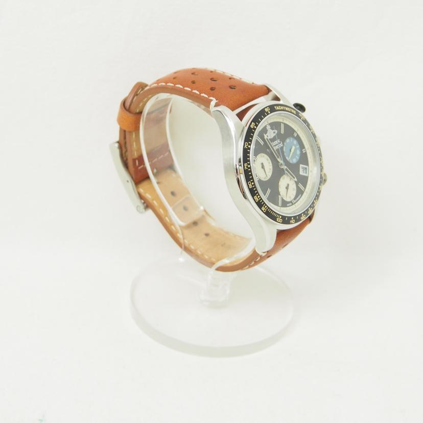 Vivienne Westwood ヴィヴィアン/サザビー メンズ/クロノグラフ/クオーツ/VV142BKTN//ABランク/78