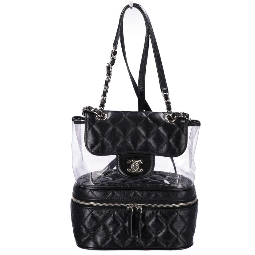 CHANEL CHANEL /マトラッセカーフ×PVCバックパック /A57826//25721796/Aランク/75