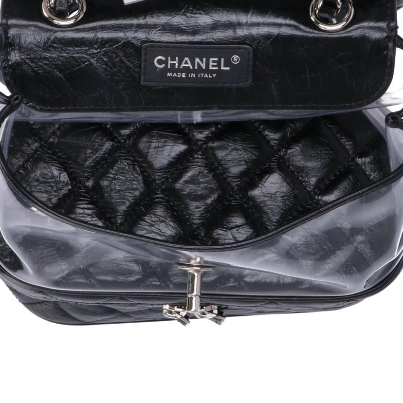 CHANEL CHANEL /マトラッセカーフ×PVCバックパック /A57826//25721796/Aランク/75