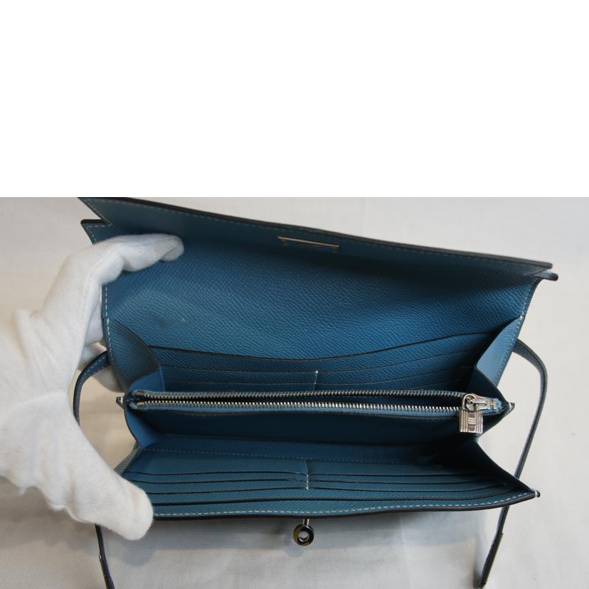 HERMES エルメス/ケリーウォレット/ヴォーエプソン//□Q/Bランク/92