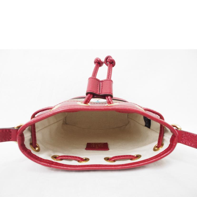 GUCCI グッチ/マイクロGGスプリーム/巾着ショルダー/ドラえもん/647801//520981/SAランク/78