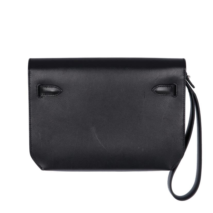 HERMES エルメス セカンドバッグ 2022年頃製造/ケリーデペッシュ25/ヴォーエヴァーカラー/ノワール //U CT 748 GD/ABランク/75