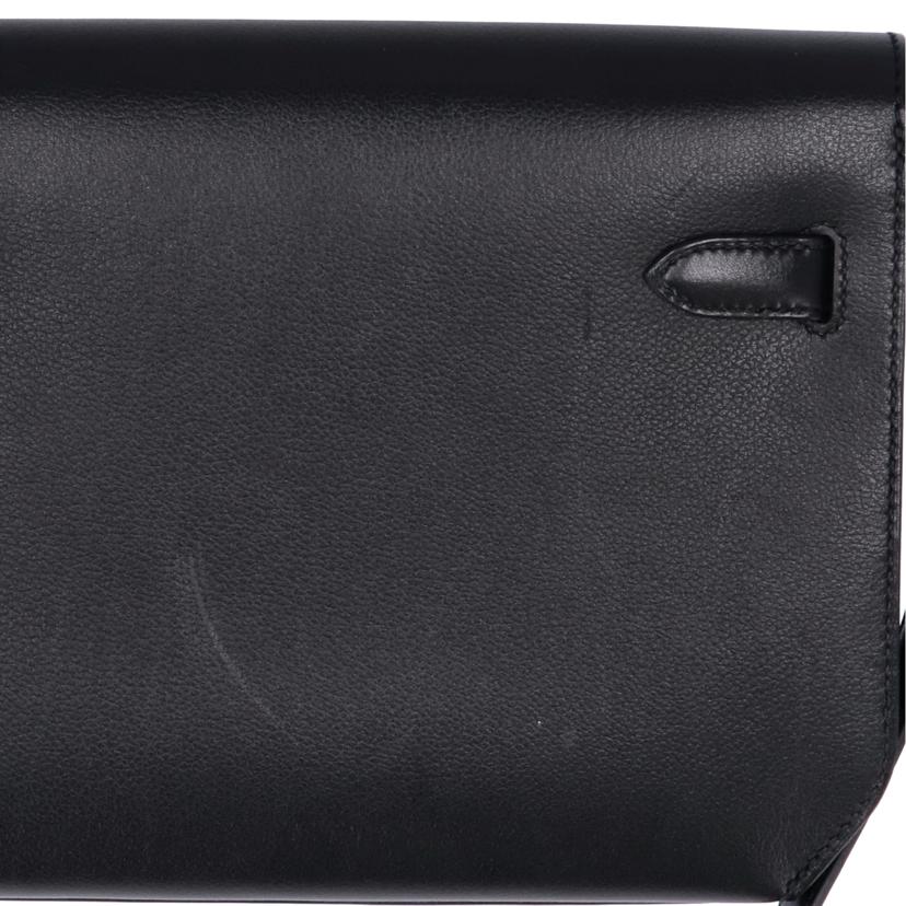 HERMES エルメス セカンドバッグ 2022年頃製造/ケリーデペッシュ25/ヴォーエヴァーカラー/ノワール //U CT 748 GD/ABランク/75