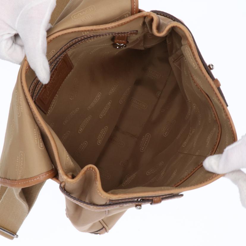 COACH コーチ/キャンバスレザーメッセンジャー/5737//M2K/Bランク/75