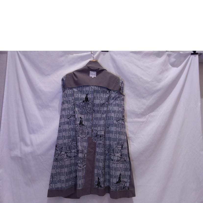 CELINE セリーヌ/CELINE 内総柄トレンチコート GRY//Aランク/94