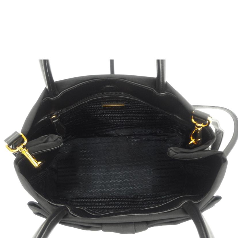 PRADA プラダ/ロゴリボン2WAYハンド/1BG068//Aランク/82