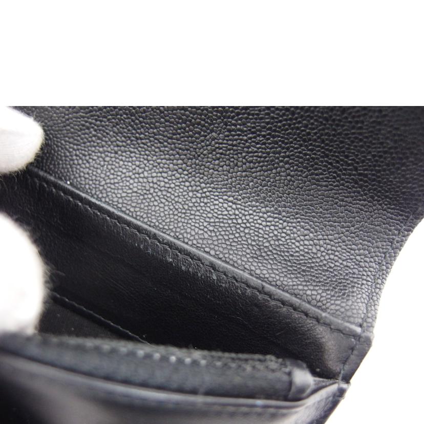CHANEL シャネル/ボーイシャネル/三つ折り財布/ブラック//301*****/ABランク/04