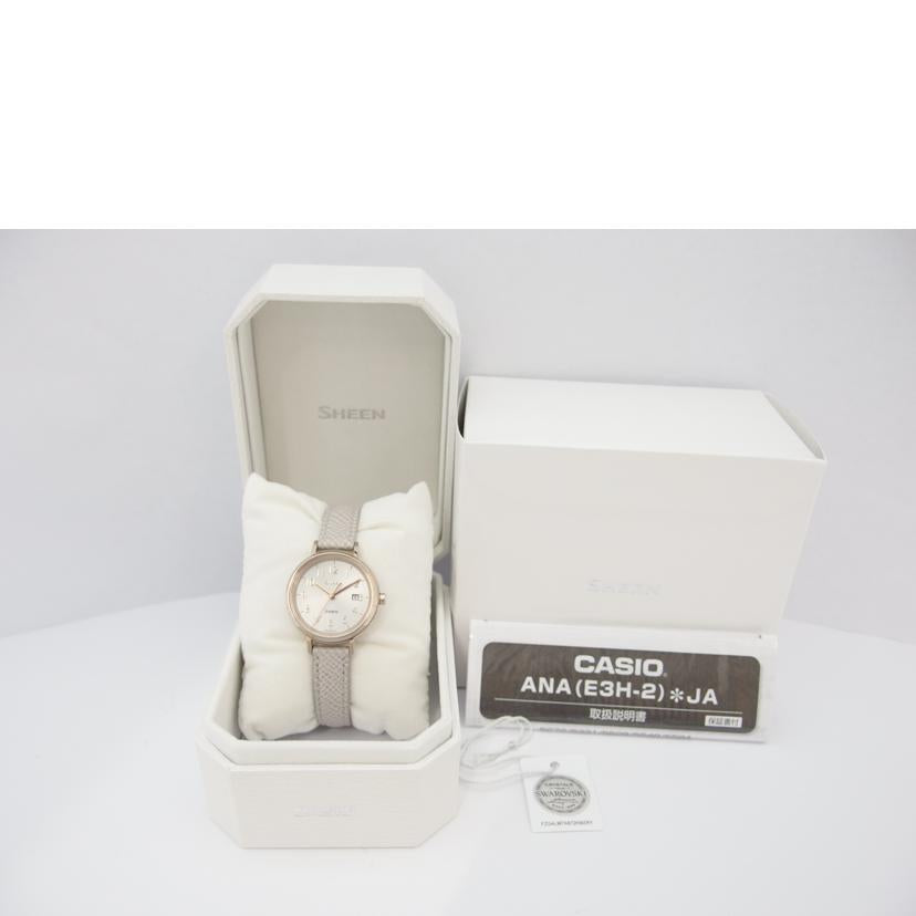 CASIO カシオ/SHEEN/ソーラーのみ/SHS-D100CGL//006A324H/SAランク/83
