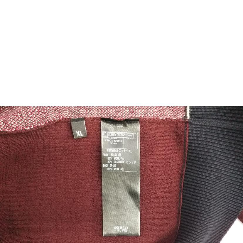 GUCCI/GUCCIカシミヤ混チェックニット//Aランク/07