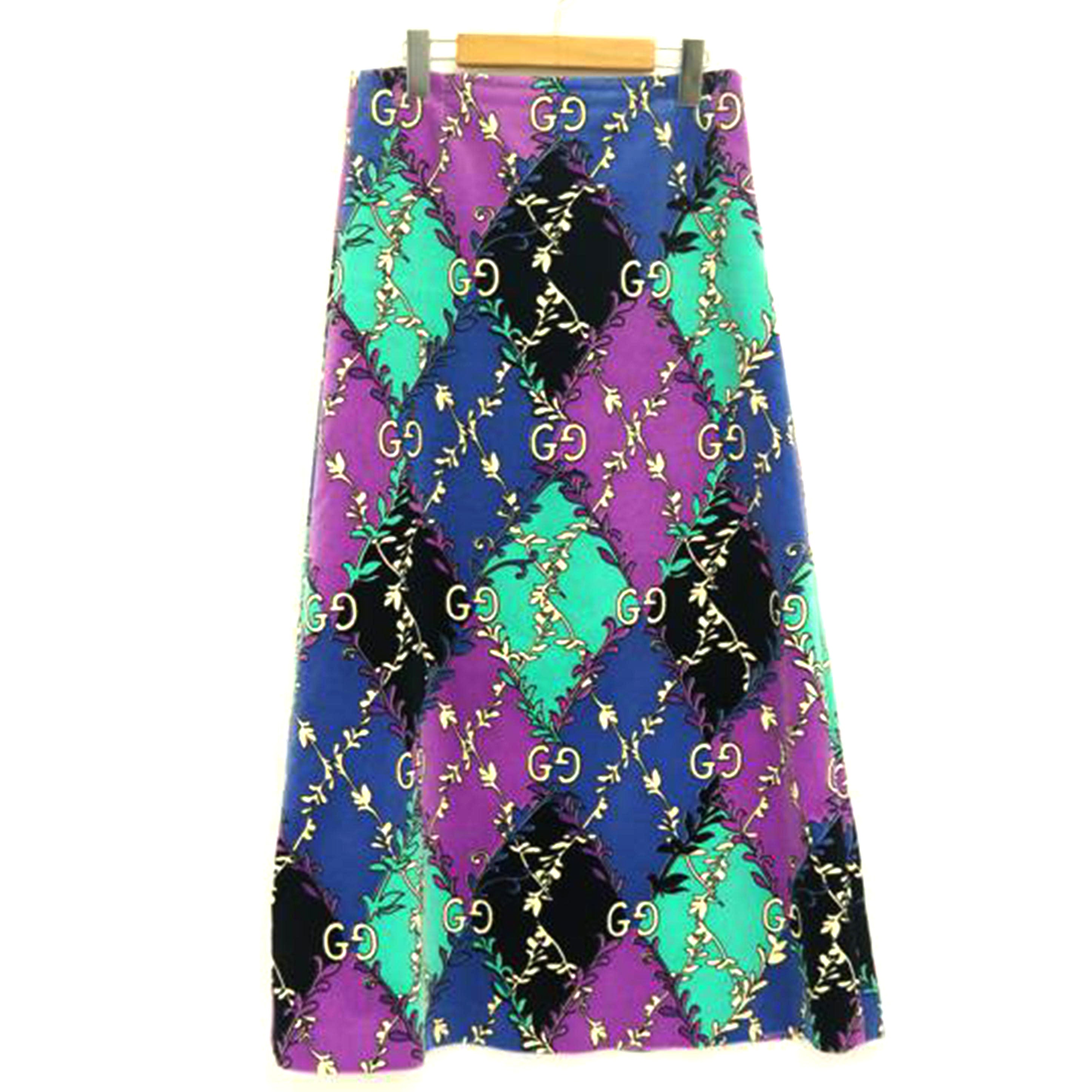 GUCCI グッチ/ベロアロングスカート/9261180342347//ABランク/09