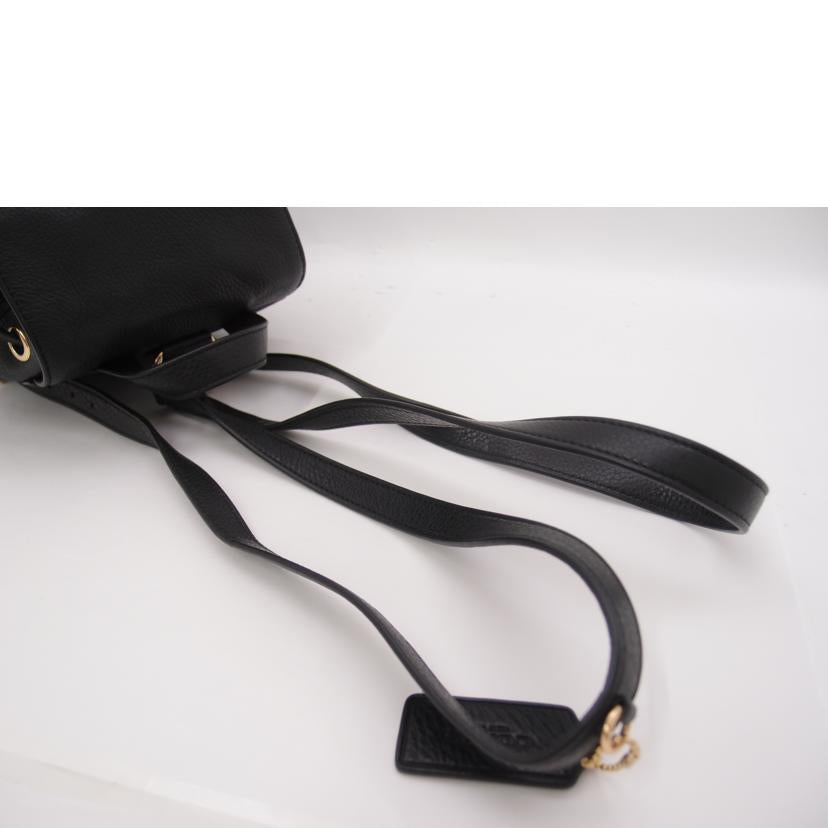 COACH コーチ/レザービリーミニバックパック/ブラック/F37621//A1857/Aランク/69