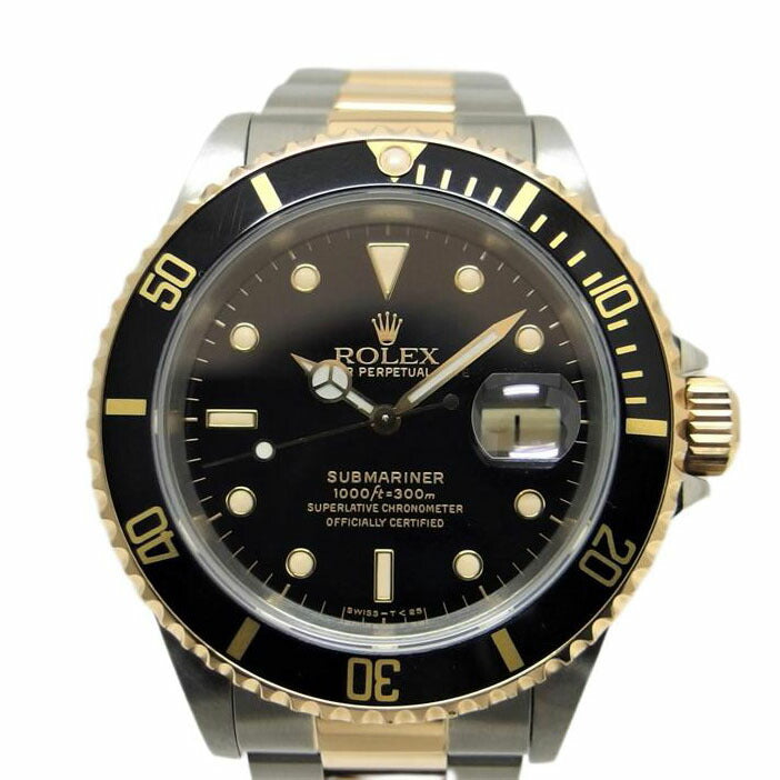 ROLEX ロレックス/サブマリーナデイト/ブラック文字盤/自動巻き/16613//E898413/Aランク/04