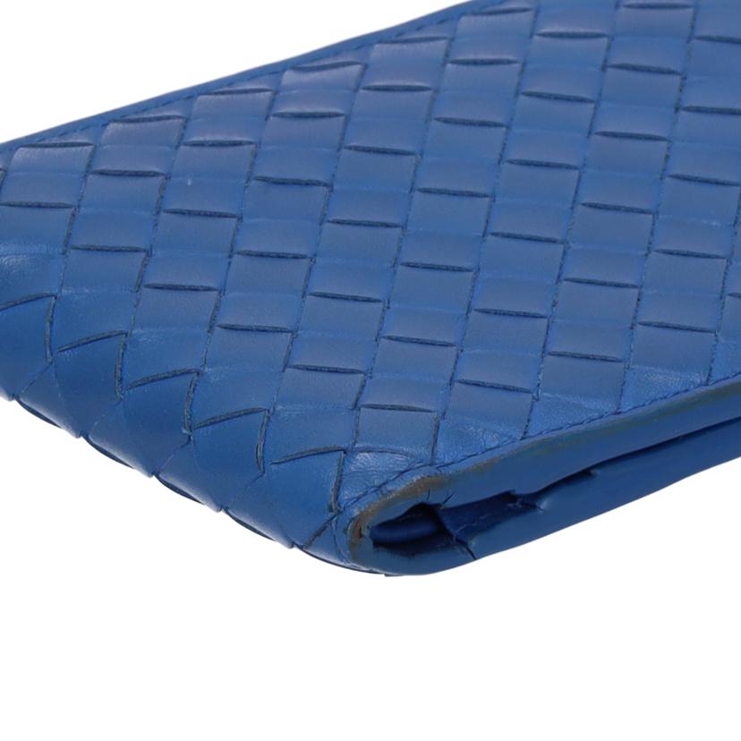 BOTTEGA VENETA BOTTEGA VENETA/イントレチャート二つ折り財布/ターコイズ //P00743297C/Bランク/75